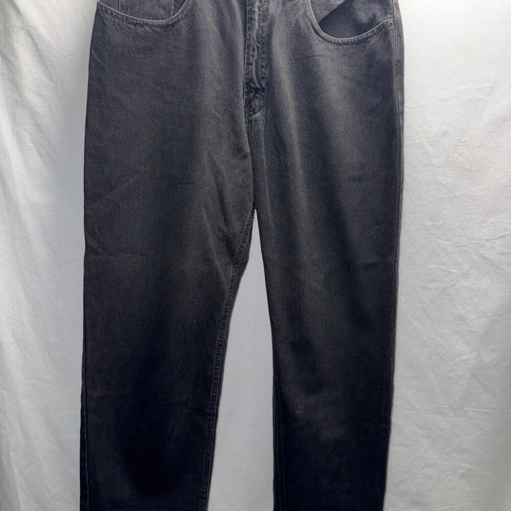 VINTAGE Calvin Klein Black Fraed Bottoms Style BMPL165 Made In Brazil